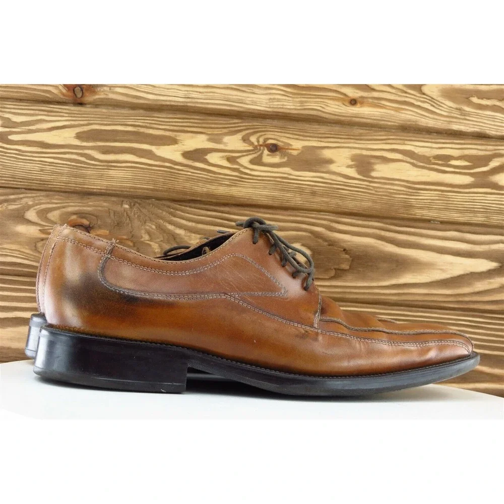 Kenneth Cole Shoes Sz 10 M Brown Derby‎ Oxfords Leather Men 12511